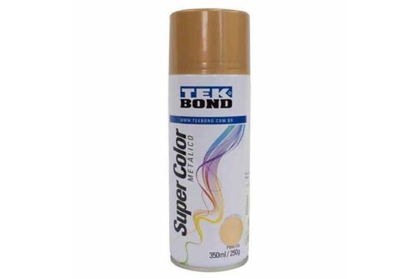 TINTA SPRAY TEK BOND DOURADO METALICO 350ML